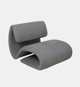 Dan Form Dubna Boucle Fabric Lounge Chair, Taupe, Packshot View