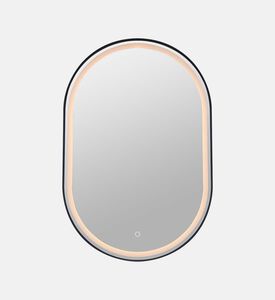 Oval Lighted Bathroom Mirror