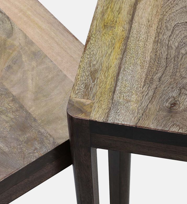 Stijn Wood Side Tables 2-piece Set