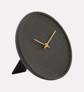 Light and Living Veti Round Desk Clock, Packshot View