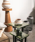 Delta Glass Side Table 2-piece Set