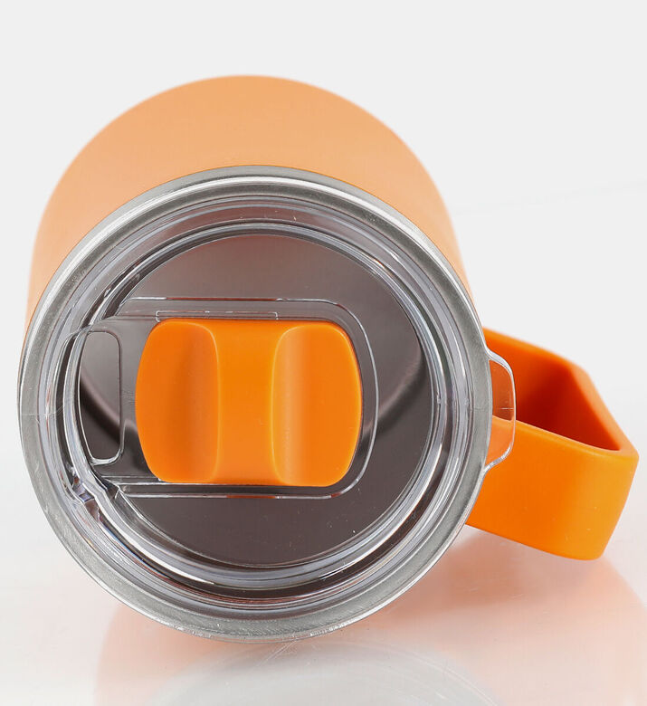 Redcliffs Outdoor Stainless Steel Interior Drinking Mug, Orange, Packshot View