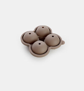 Home Deco and More Tpe 4-balls Ice Tray, Grey, Packshot View