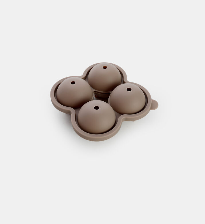 Home Deco and More Tpe 4-balls Ice Tray, Grey, Packshot View