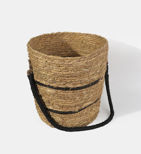 Straw Round Storage Basket