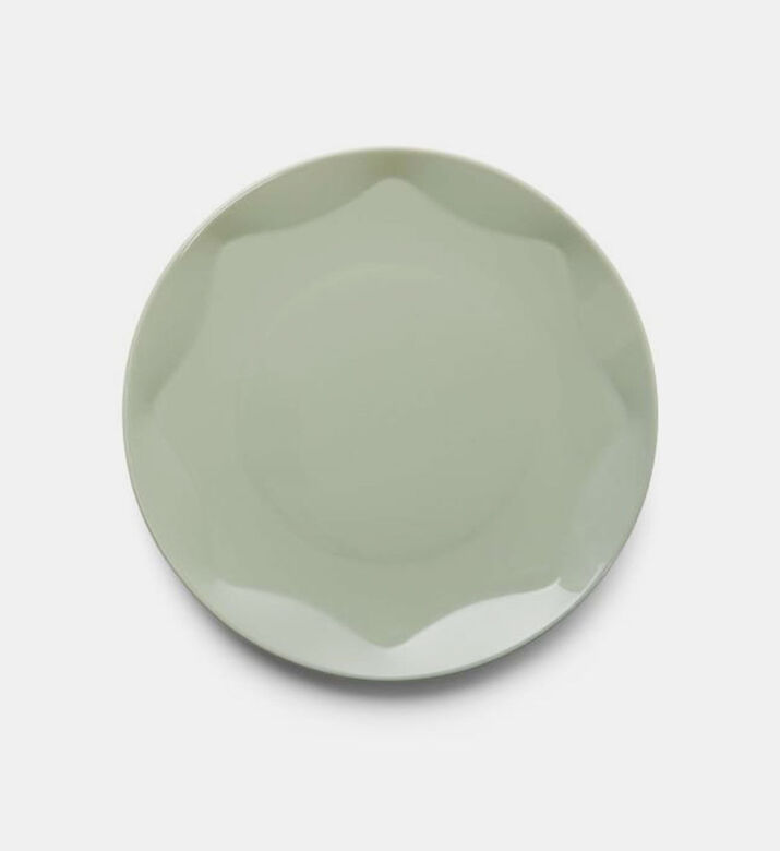 Essenza Glazed Porcelain Dinner Plate - 27 Cm, Green, 27-cm, Packshot View