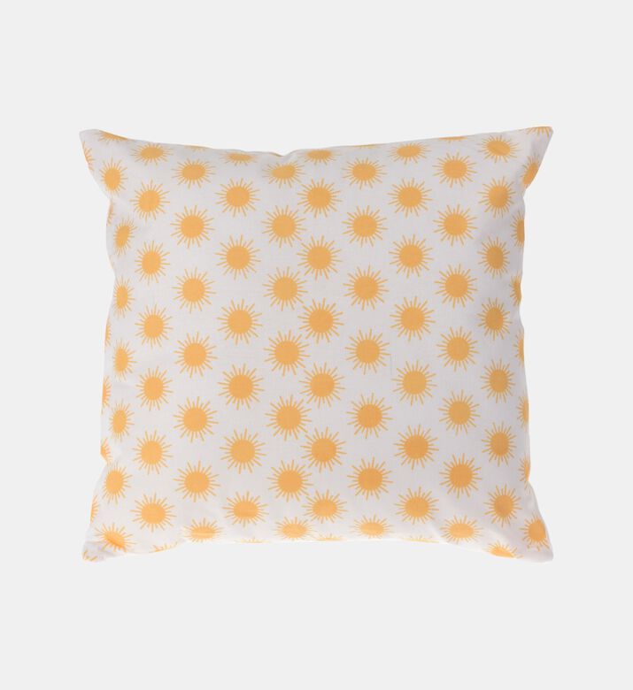 Square Sun-print Cushion