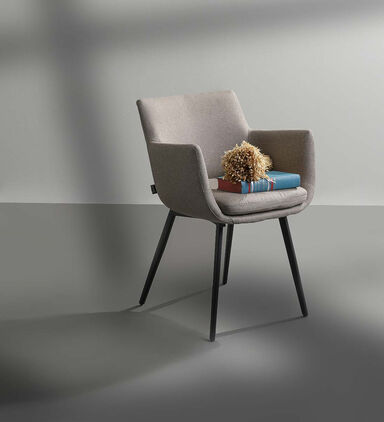 Camron Fabric Dining Arm Chair