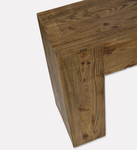 Home Deco and More Log Pine Wood Console, Packshot View