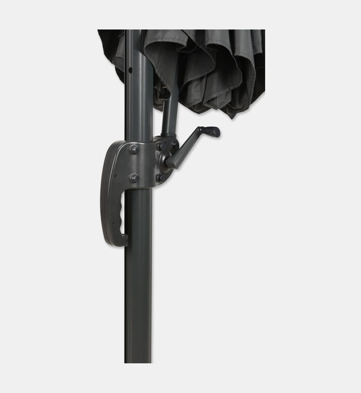 Home Deco and More Large Outdoor Umbrella, Dark-grey, 300-cm, Packshot View