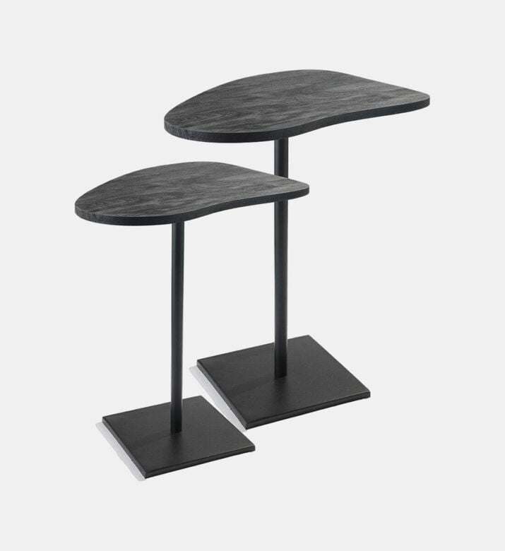 Home Deco and More Yang Metal Side Table 2-piece Set, Packshot View Home Deco and More Yang Metal Side Table 2-piece Set, Packshot View