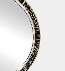 Home Deco and More Round Bone-inlay Wall Mirror, Packshot View