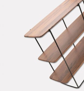 Home Deco and More Shard Double 3-shelves Shelving Unit, Packshot View