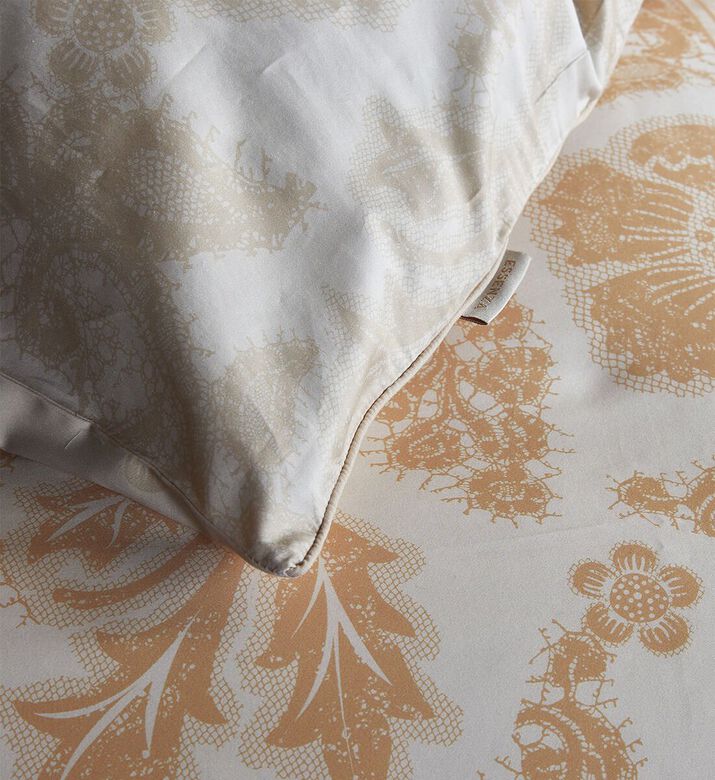 Essenza Maere Cotton Satin Duvet Cover, White, 260x220-cm, Packshot View