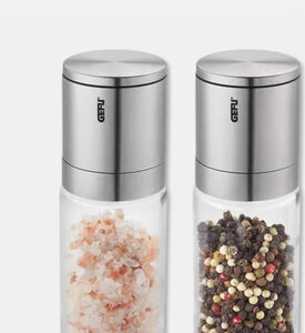 Gefu Lamola 2-piece Salt Pepper Mill Set, Packshot View