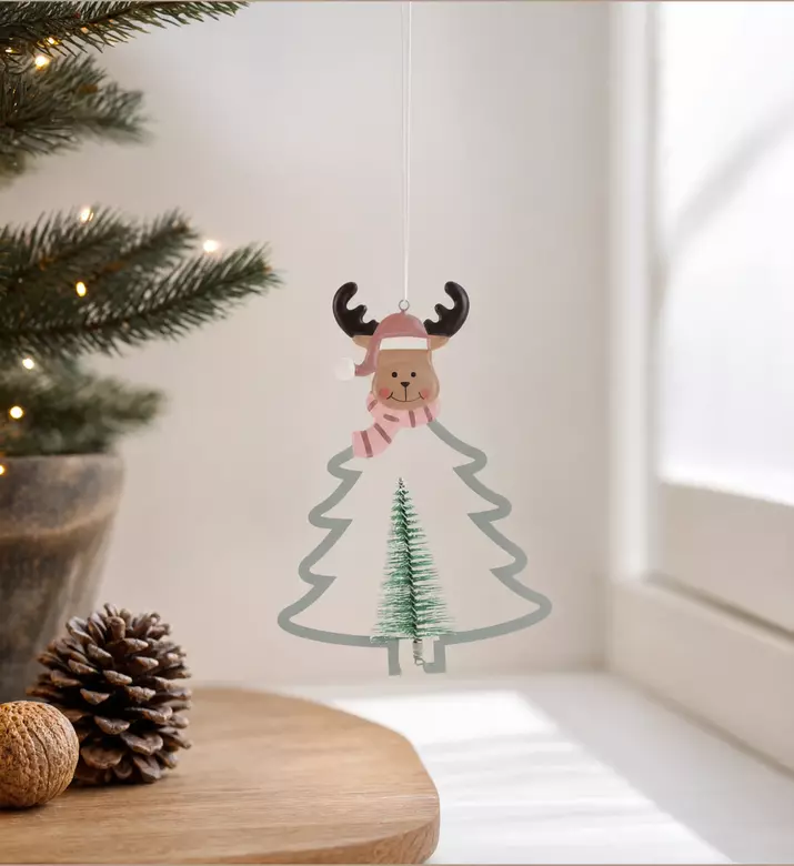 Home Deco and More Hanging Christmas Figure Decoration, Model View