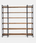 Brooks Wide Shelf Pine Bookcase