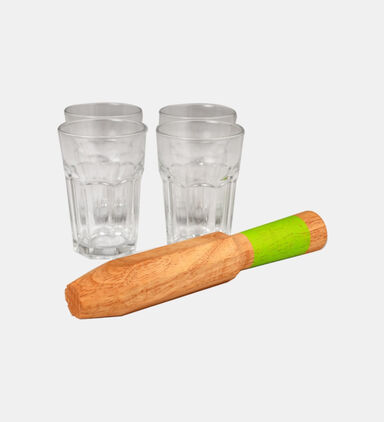 Transparent Mojito Glass 4-piece Set