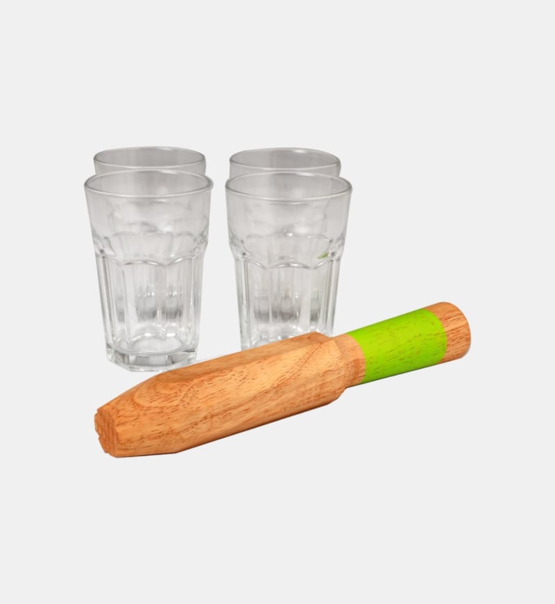 Transparent Mojito Glass 4-piece Set Transparent Mojito Glass 4-piece Set