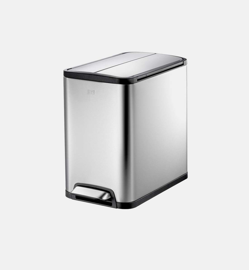 Eco Fly Stainless Steel Trash Can - 12 L
