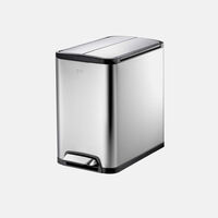 Eco Fly Stainless Steel Trash Can - 12 L