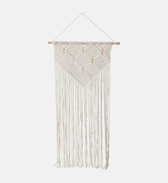 Home and Styling Cotton Tassels Decorative Wall Hanger, Packshot View