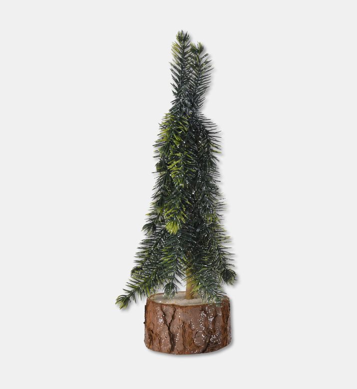Kaemingk Assorted Mini Indoor Trees With Wooden Base, Packshot View