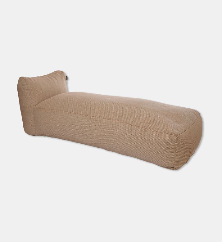 Home Deco and More Nirvana Resort-like Sunlounger, Orange, Packshot View