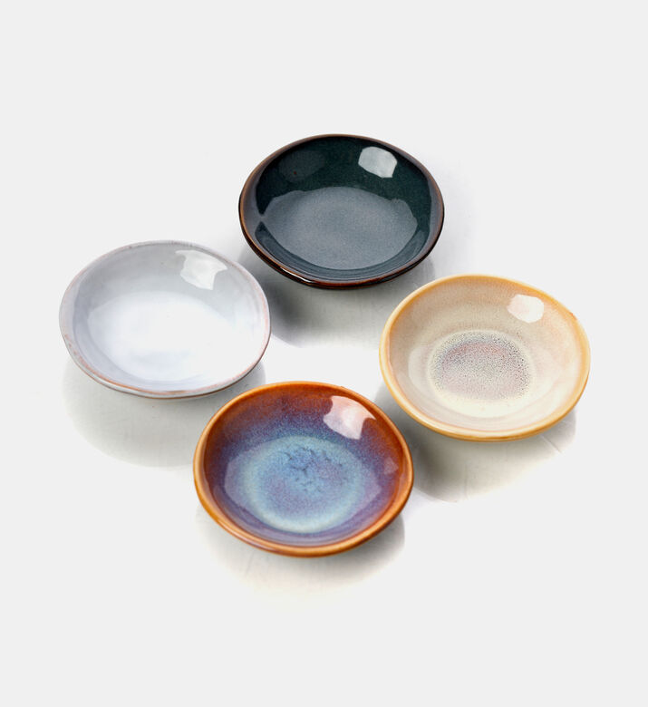 Home Deco and More Ceramic 4-piece Snack Bowl Set, Packshot View