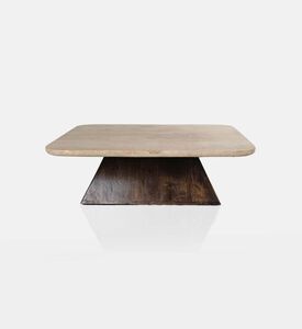 Home Deco and More Travis Mango Wood Coffee Table, Packshot View