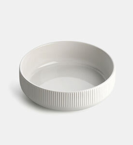 Ceramic Ribbed Bowl