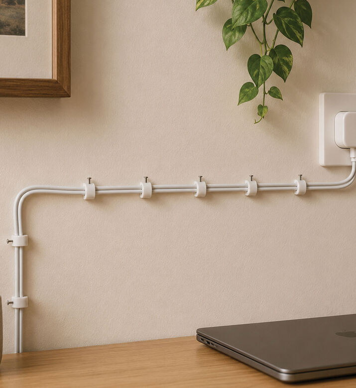 Home Deco and More Cable Management Nail Clips Kit, Packshot View