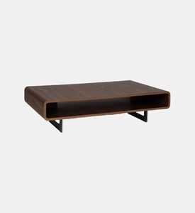 Home Deco and More Mount Rectangular Walnut Coffee Table, Packshot View
