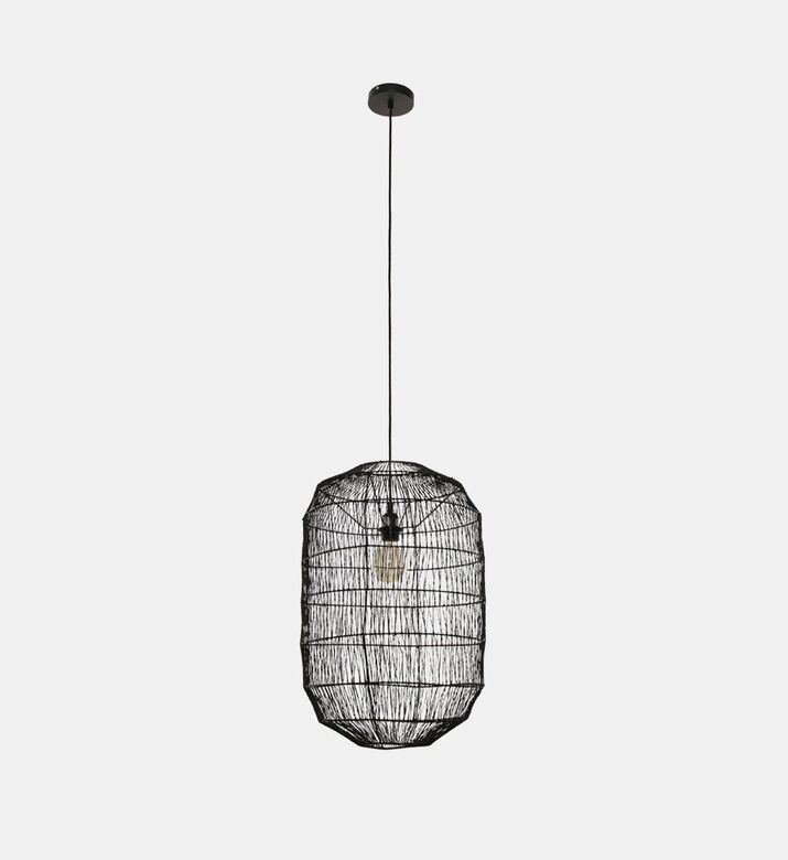 Home Deco and More Weving Cylindric Pendant Lamp, Packshot View