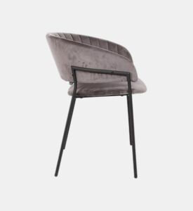 Home Deco and More Assia Dining Chair, Anthracite, Packshot View