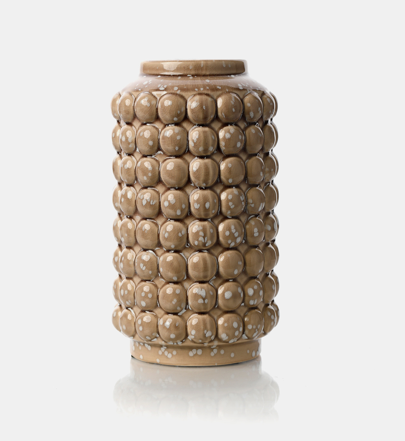 Glazed Ceramic Bobble Vase