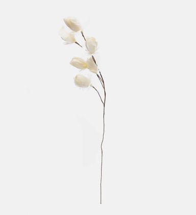 Tulip Feather Faux-flower Ornament