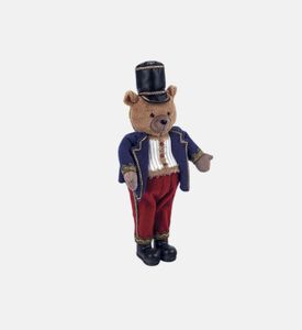 Christmas-inspired Teddy Bear Figurine