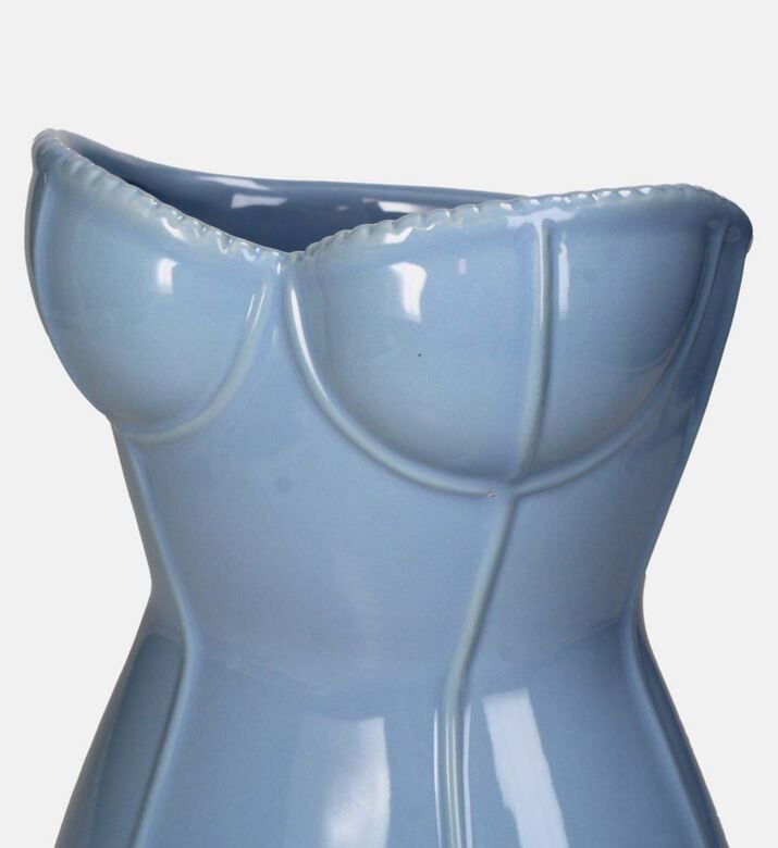 Bust-shaped Fine Earthenware Vase