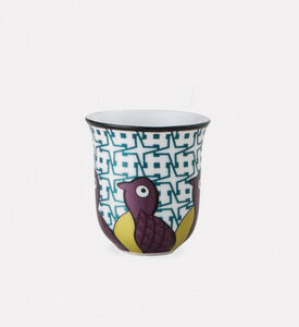 Images d Orient Birds Of Paradise Porcelain 6-piece Coffee Cup Set, Packshot View