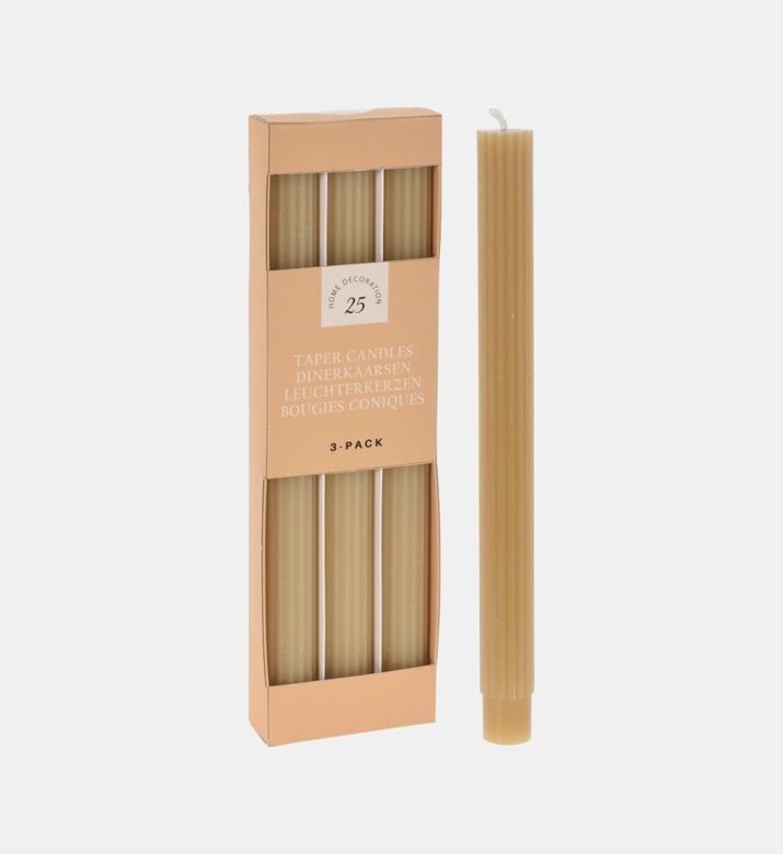 Wax 3-piece Dinner Candles Set