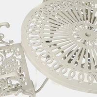 Bistro Dining Table With 4 Chairs Off White