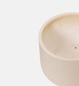Fiber Clay Round Planter