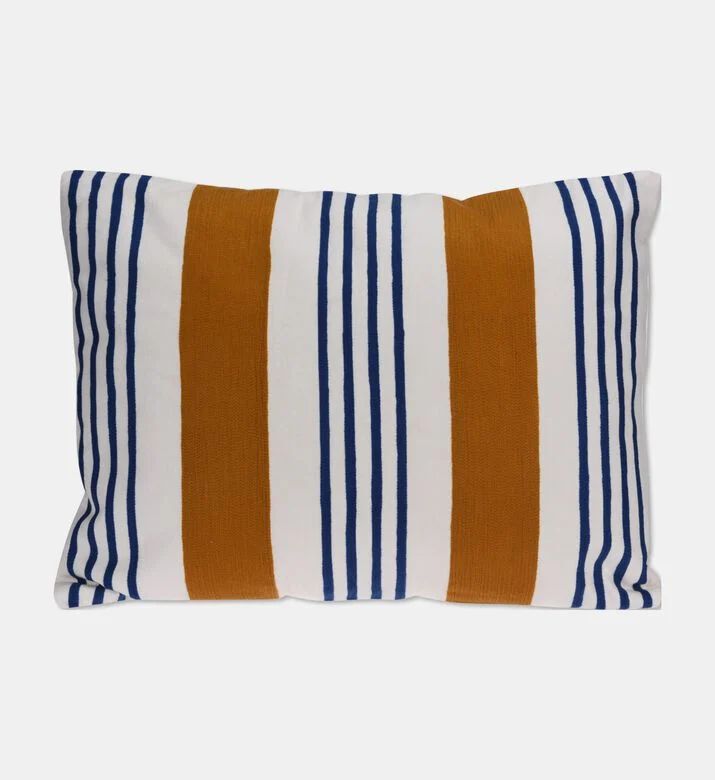 Home Deco and More Reversible Stripe Cushion, Packshot View