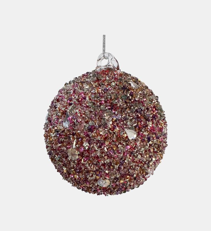Bead Jewel Glass Ball Ornament