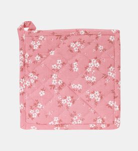 Home Deco and More Floral Design Pot Holder, Pink, Packshot View