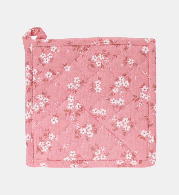 Home Deco and More Floral Design Pot Holder, Pink, Packshot View