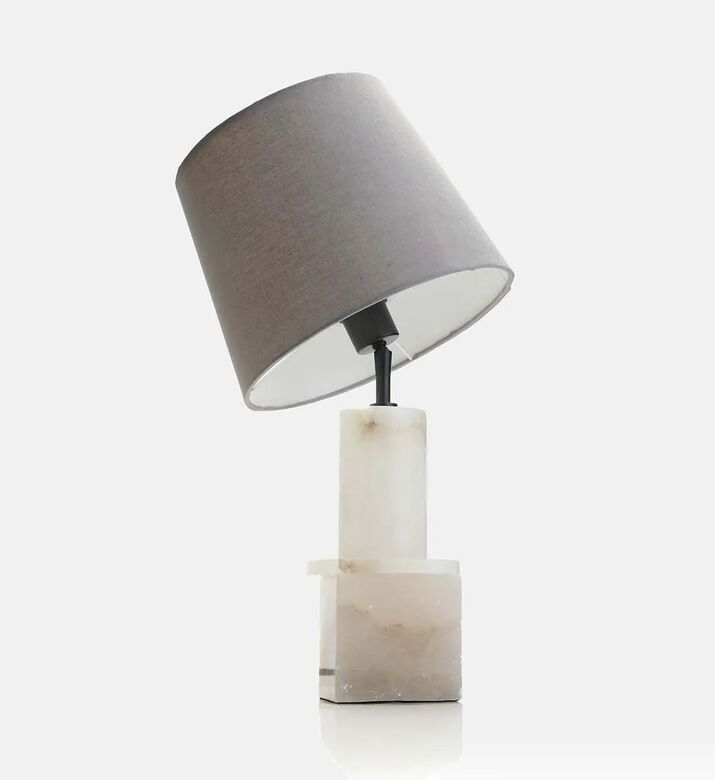 Home Deco and More Marmor Alabaster Marble Table Lamp, Packshot View