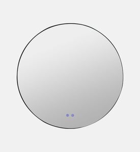 Round Backlit Bathroom Mirror