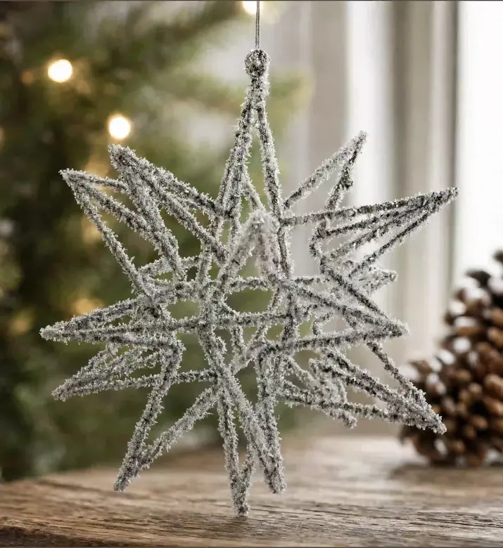 Shishi Frosted Wire 3d Star 14 Cm, Model View